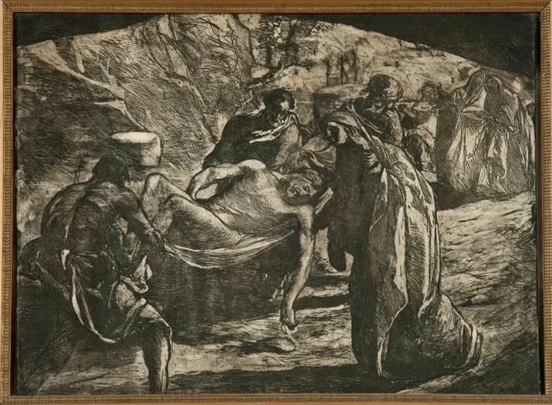 Via Crucis, Gesù Cristo sepolto